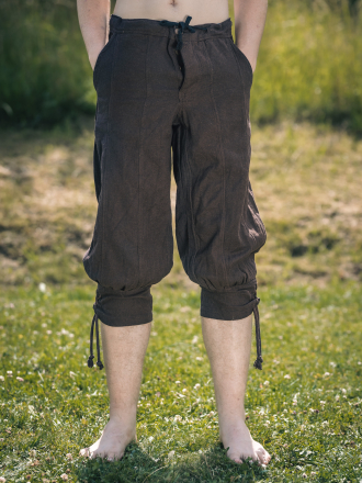 Trollfelsen Mittelalter GEwandung Hose Wikinger Kniebund Braun